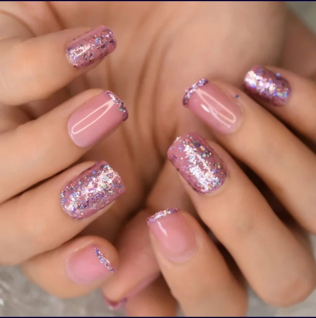 Pink Sparkle Nude